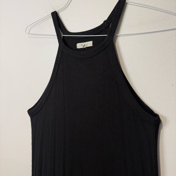 Madewell Womens Small Ribbed Racerback Tea Dress Simple Classic Coverup Casual - Picture 6 of 6
